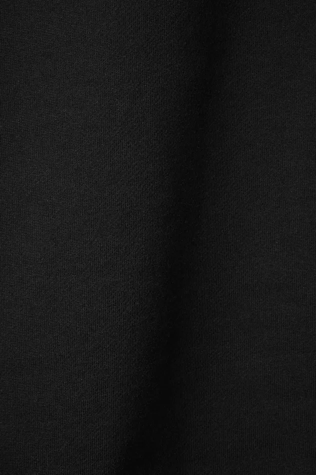 Sweatshirts Hoodies Men Esprit Cotton Fleece Logo Sweatshirt Black