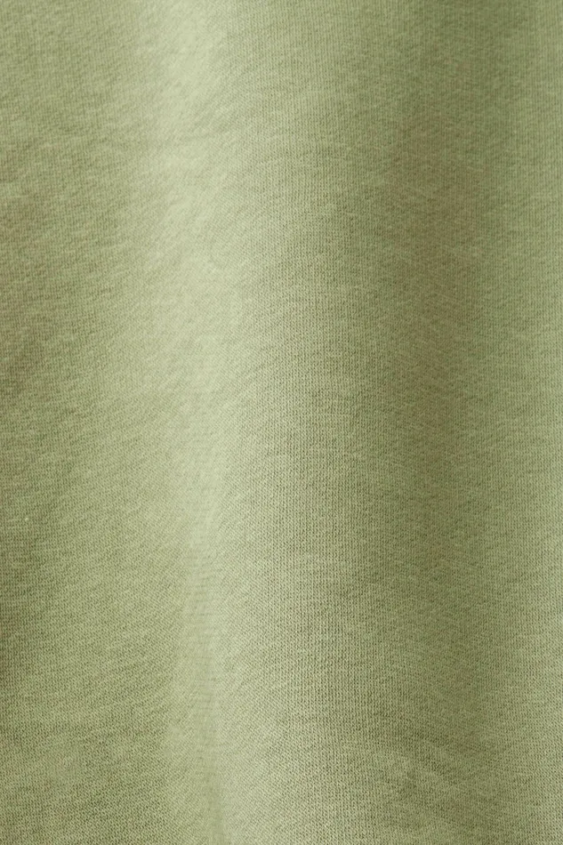 Sweatshirts Hoodies Men Esprit Recycled PlainColoured Sweatshirt Light Khaki