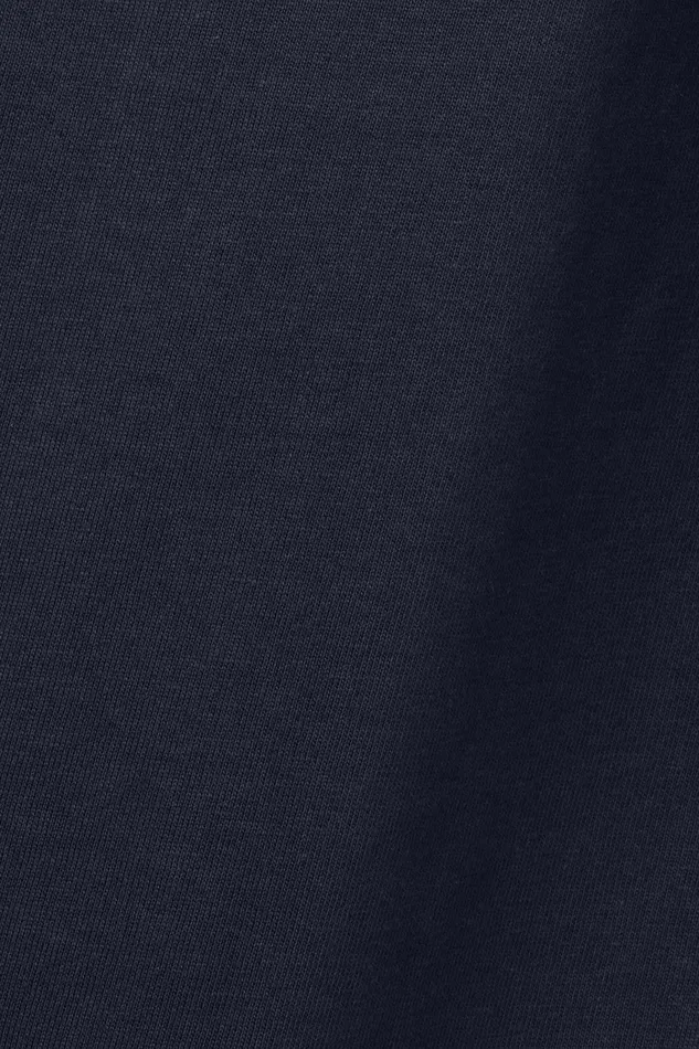 Sweatshirts Hoodies Men Esprit Unisex Logo Fleece Hoodie Navy