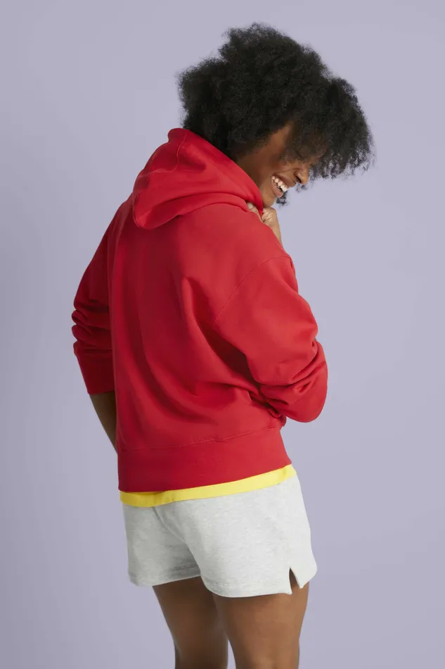 Sweatshirts Hoodies Men Esprit Unisex Logo Fleece Hoodie Red