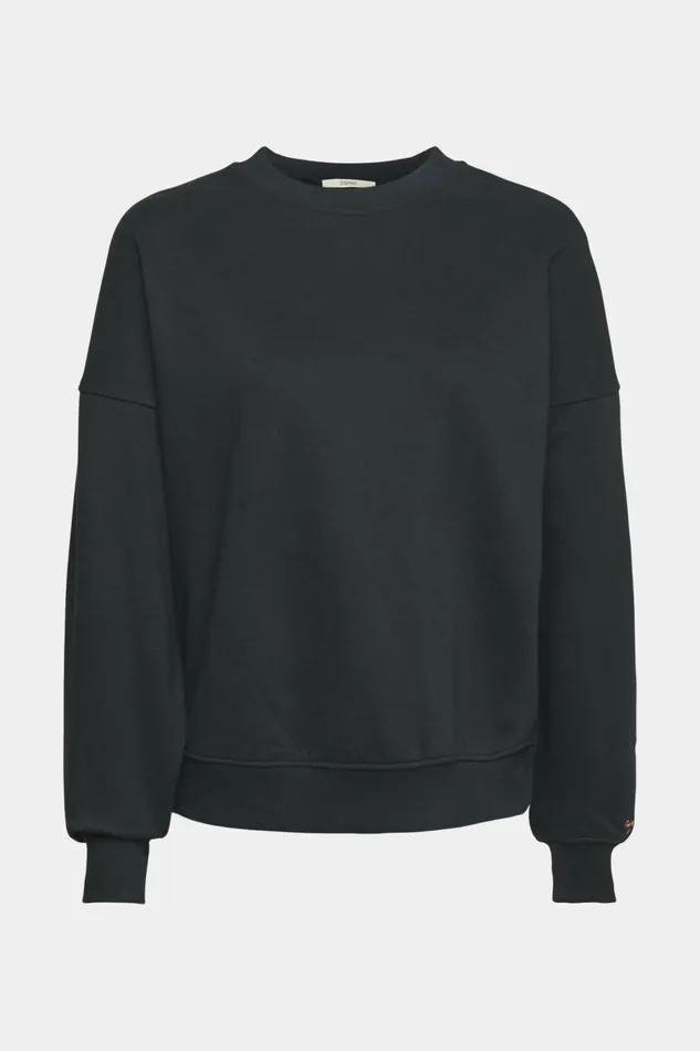 Sweatshirts Hoodies Women Esprit Relaxed Fit Sweatshirt Black