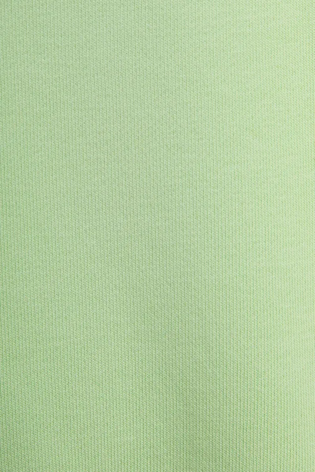 Sweatshirts Hoodies Women Esprit Unisex Cotton Fleece Logo Sweatshirt Light Green