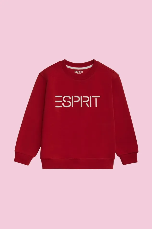 Sweatshirts Kids Esprit Logo Crewneck Sweatshirt Dark Red