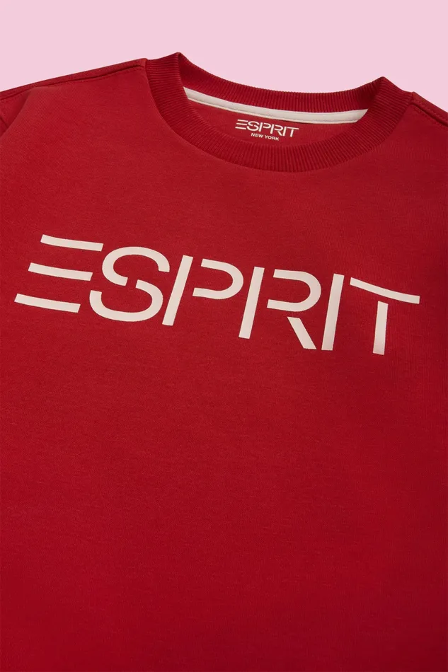 Sweatshirts Kids Esprit Logo Crewneck Sweatshirt Dark Red