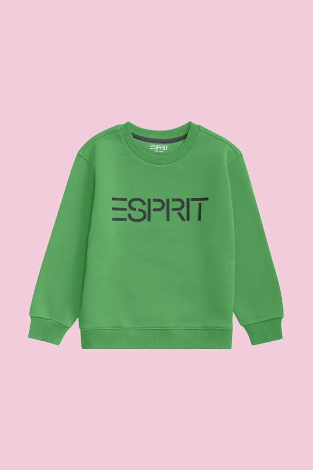 Sweatshirts Kids Esprit Logo Crewneck Sweatshirt Green