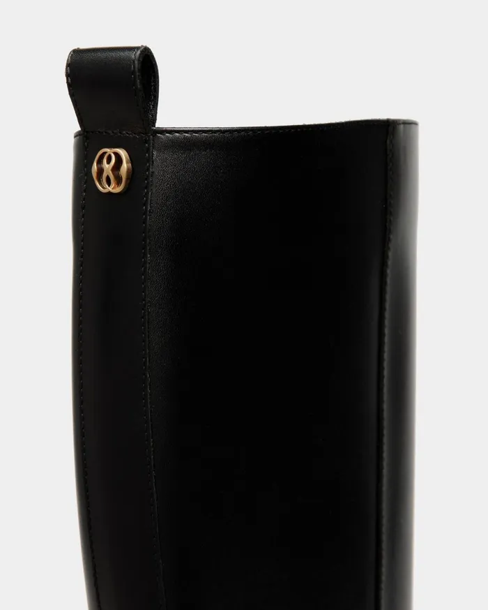 Sylt Boot In Black Leather Women Bally Boots and Ankle Boots