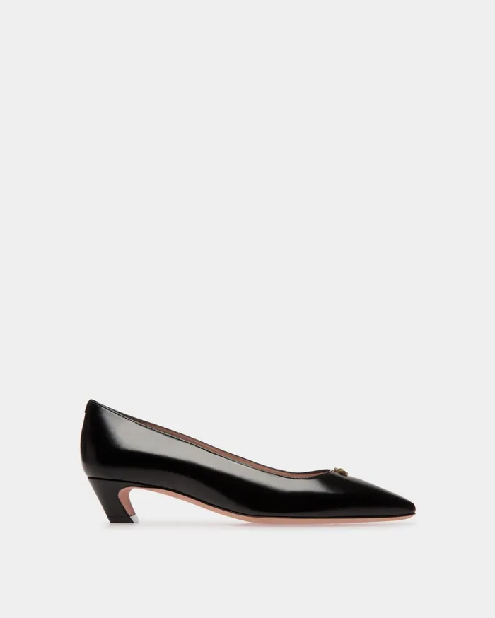 Sylt Pump In Black Leather Women Bally Pumps