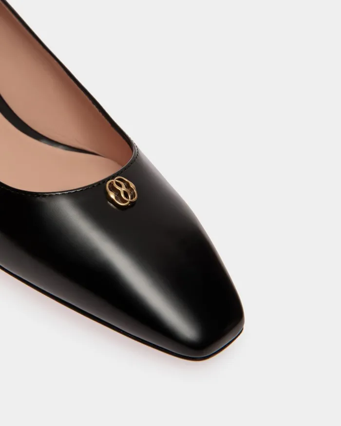 Sylt Pump In Black Leather Women Bally Pumps