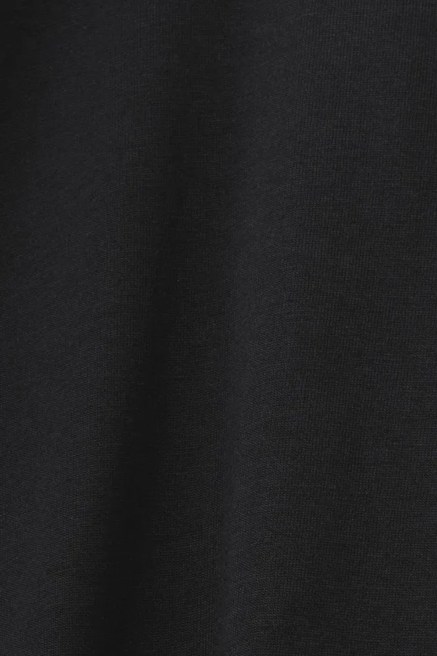 TShirts Polos Men Esprit Pima CottonJersey Crewneck TShirt Black