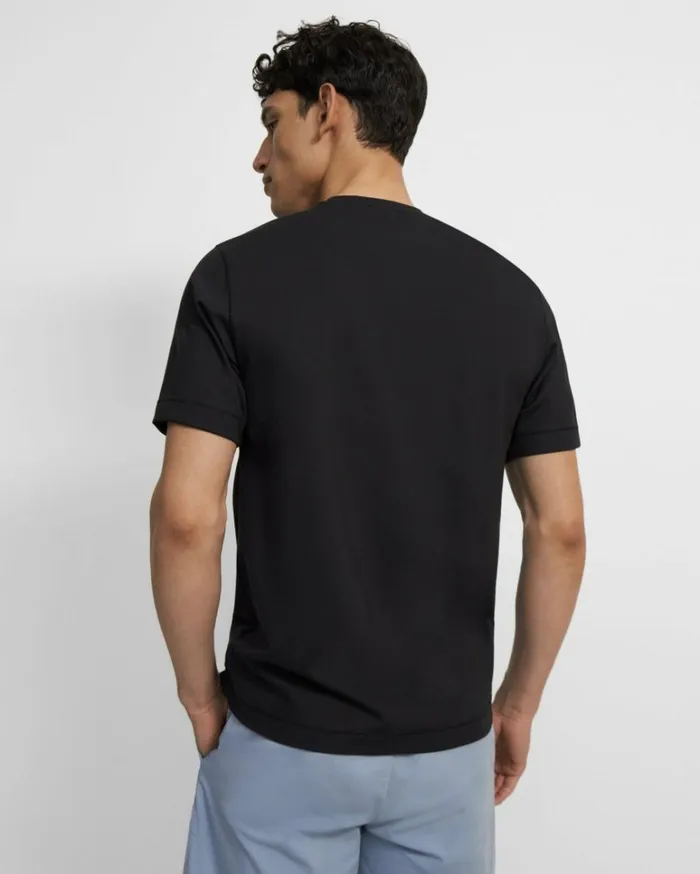 Tshirts Polos Men Theory Ryder Tee In Relay Jersey Black Tshirts Polos Men Theory Ryder Tee In Relay Jersey Black