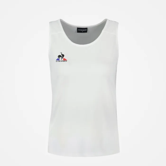 Tshirts Polos Shirts And Tops Women Le Coq Sportif Tennis Tank Top New Optical White