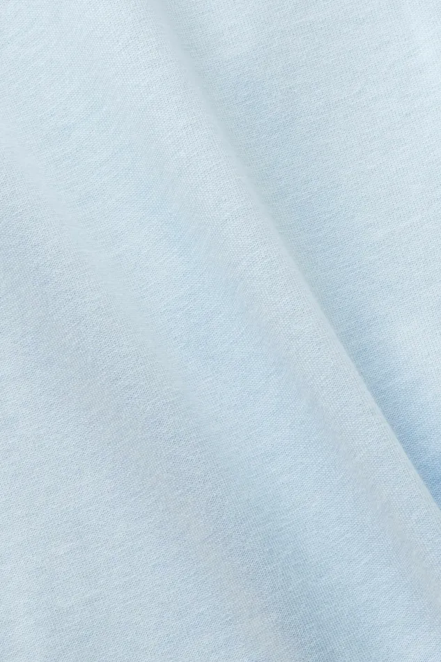 TShirts Tops Women Esprit Organic Cotton Printed TShirt Pastel Blue