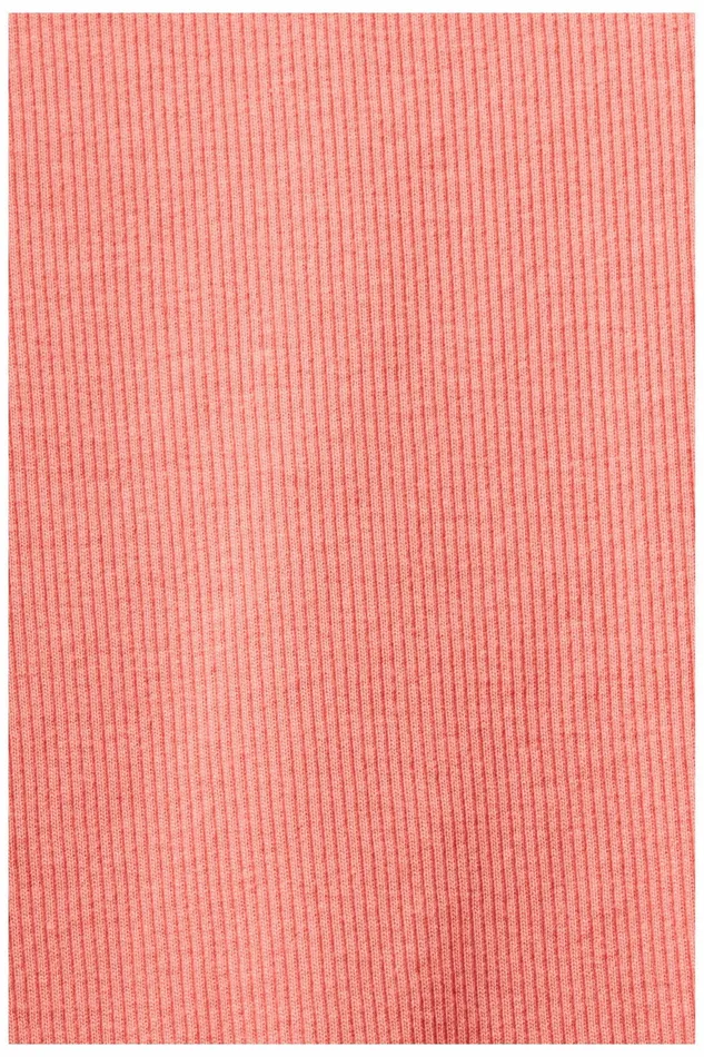 TShirts Tops Women Esprit Ribbed Crewneck Logo TShirt Pink