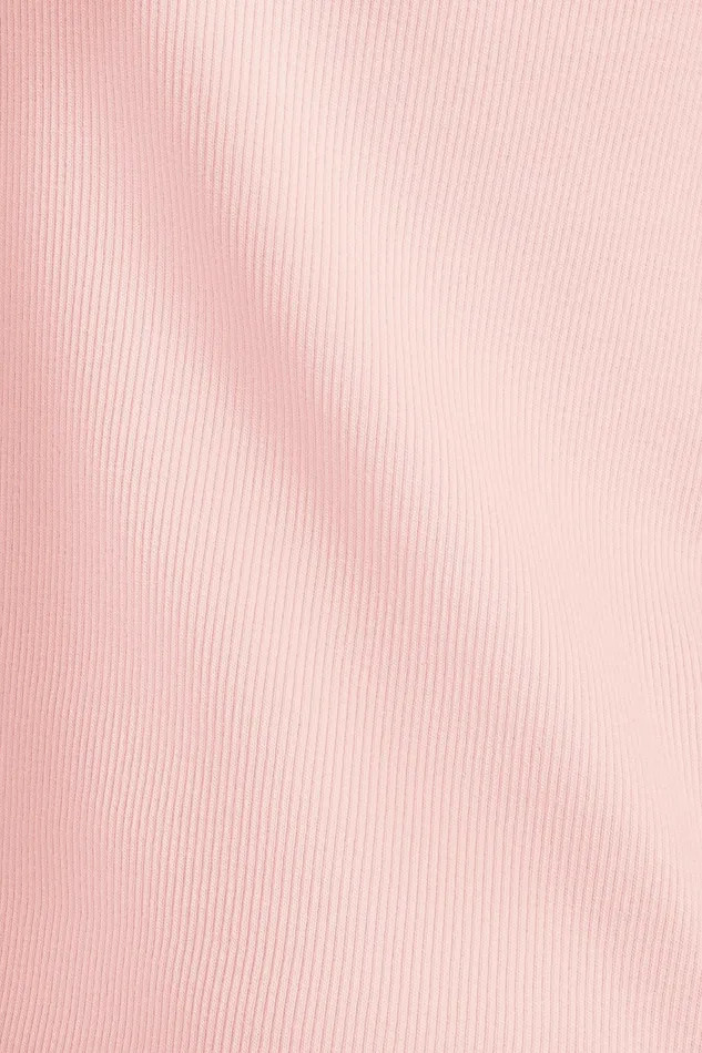 TShirts Tops Women Esprit Ribbed Organic Cotton Tanktop Pink