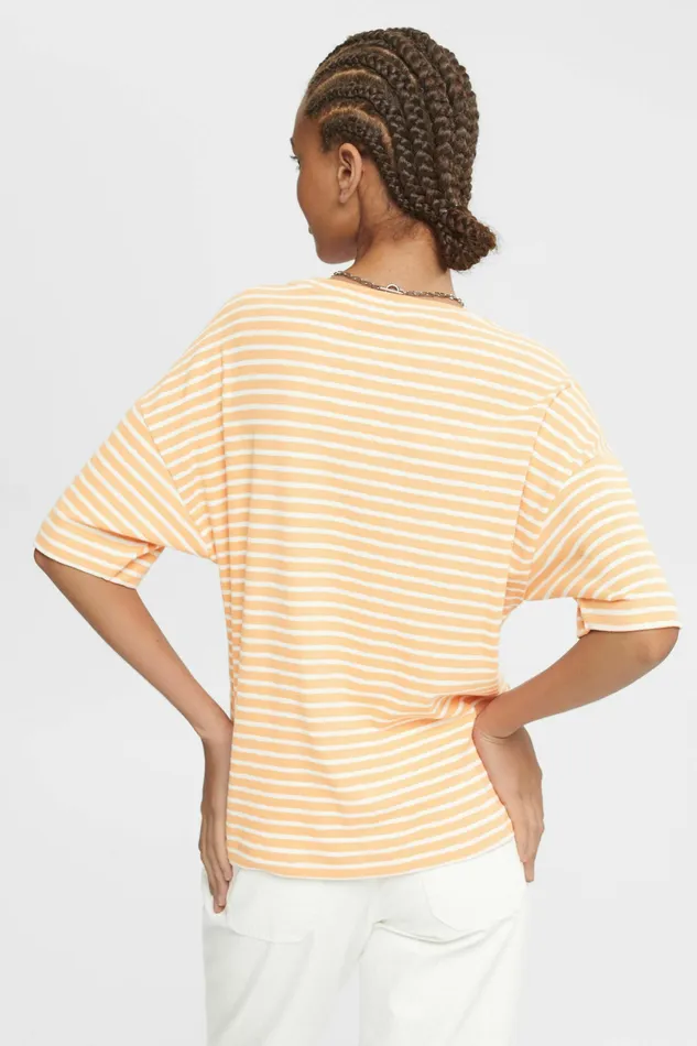 TShirts Tops Women Esprit Striped TShirt Peach