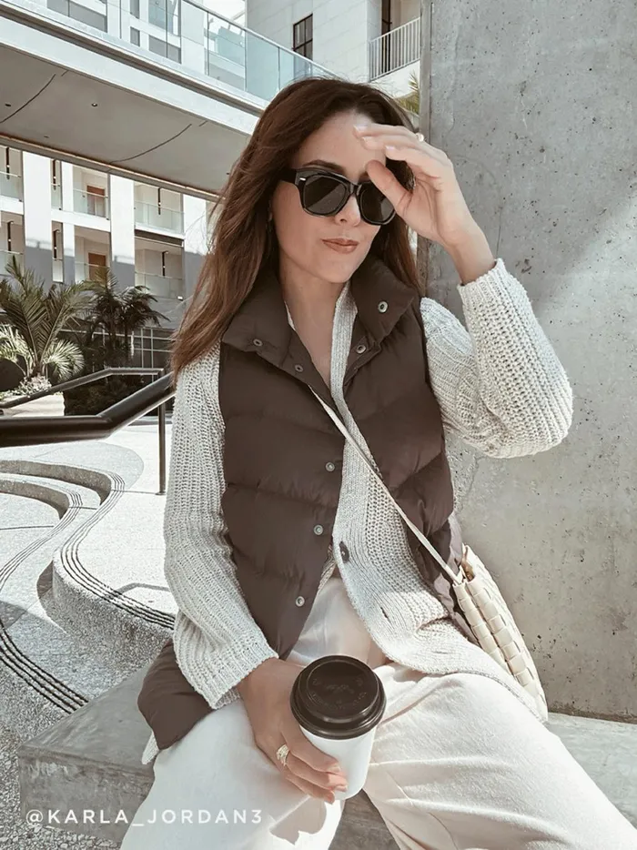The Anders Down Vest Espresso Women Brochu Walker Jackets and Wraps