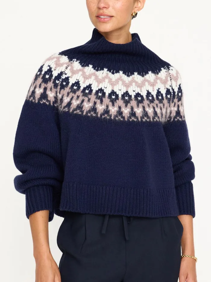 The Odessa Fairisle Sweater Atlas Combo Women Brochu Walker Sweaters