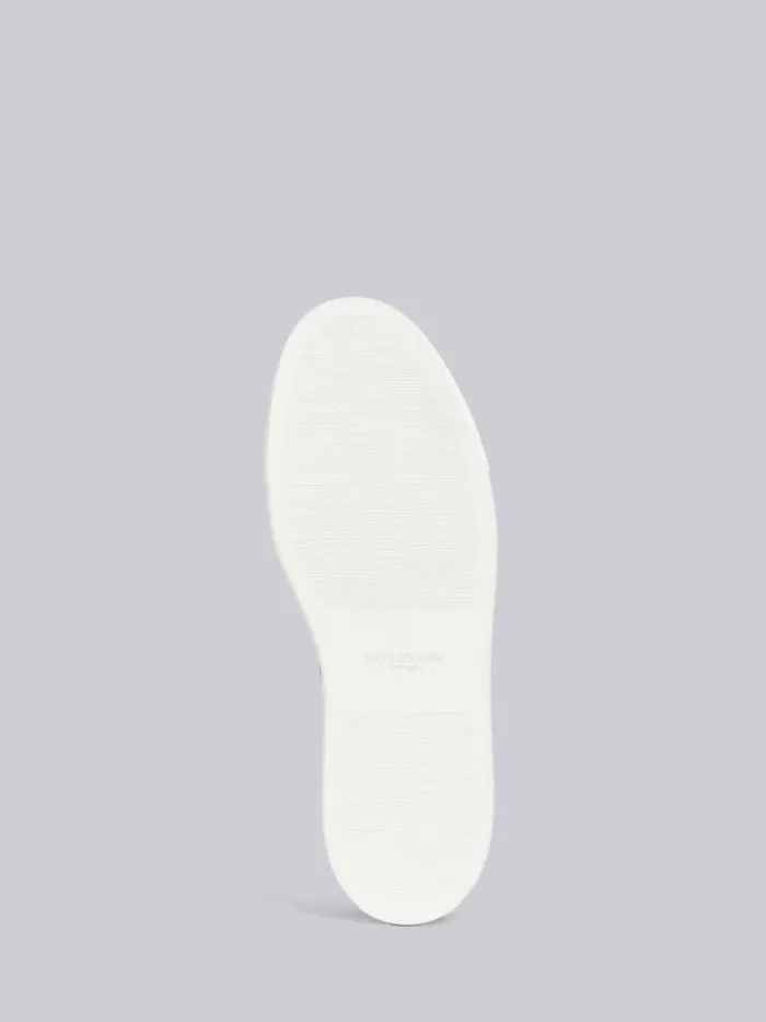 Thom Browne Cotton Canvas Tennis Shoe Navy Men Sneakers