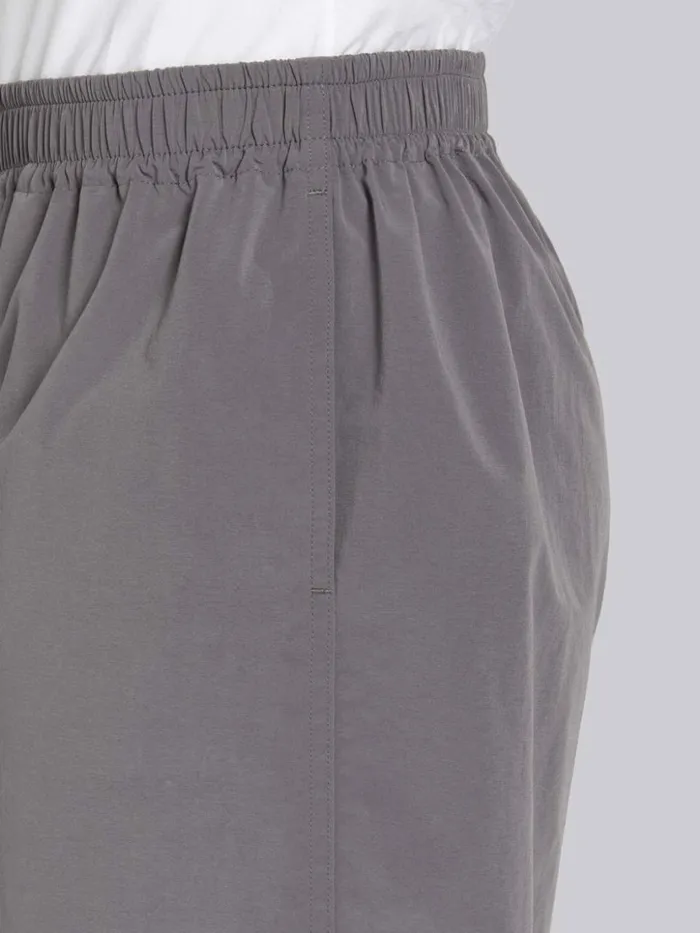 Thom Browne Elasticated Waistband Track Shorts Gray Men Trousers Thom Browne Elasticated Waistband Track Shorts Gray Men Trousers