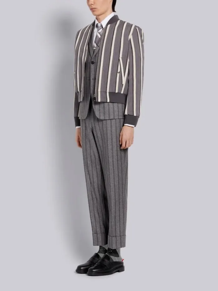 Thom Browne Pebbled Calfskin Penny Loafer Mule Black Men Brogues and Loafers Thom Browne Pebbled Calfskin Penny Loafer Mule Black Men Brogues and Loafers