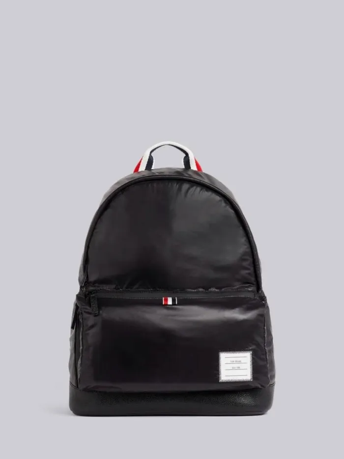 Thom Browne Ripstop Backpack Black WomenMen Backpacks and Bumbags