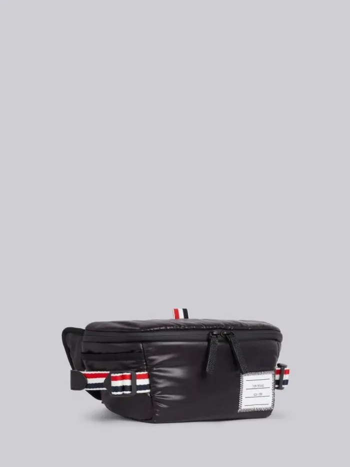 Thom Browne Ripstop Tricolor Webbing Bumbag Black WomenMen Backpacks and Bumbags Thom Browne Ripstop Tricolor Webbing Bumbag Black WomenMen Backpacks and Bumbags