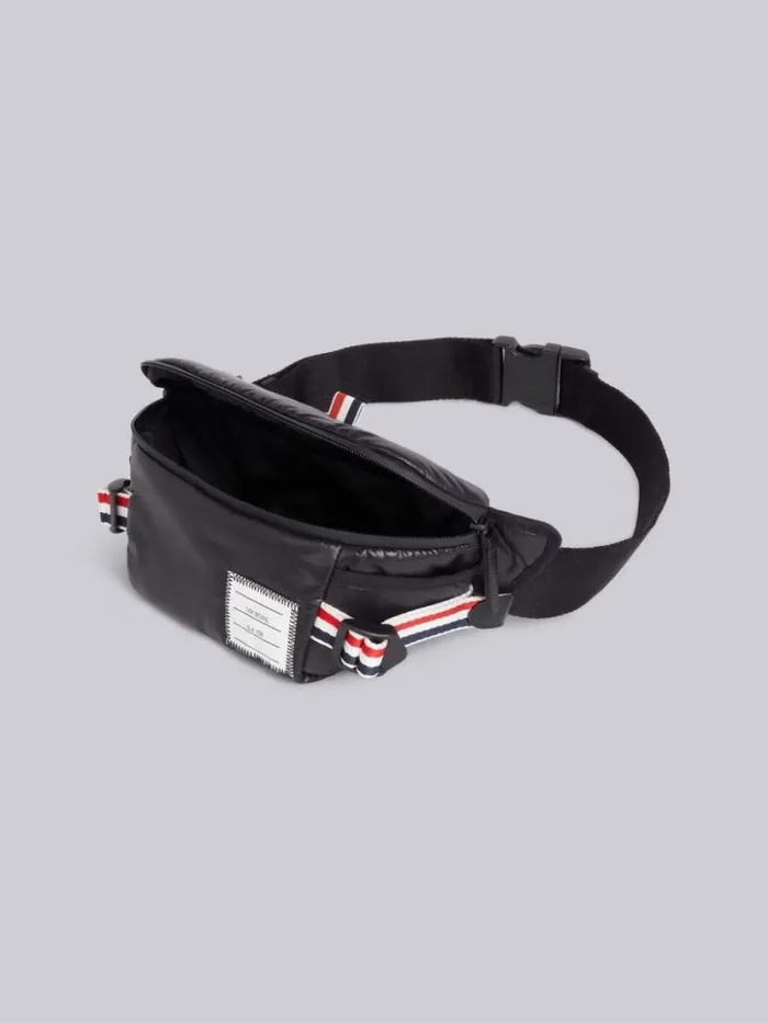 Thom Browne Ripstop Tricolor Webbing Bumbag Black WomenMen Backpacks and Bumbags Thom Browne Ripstop Tricolor Webbing Bumbag Black WomenMen Backpacks and Bumbags