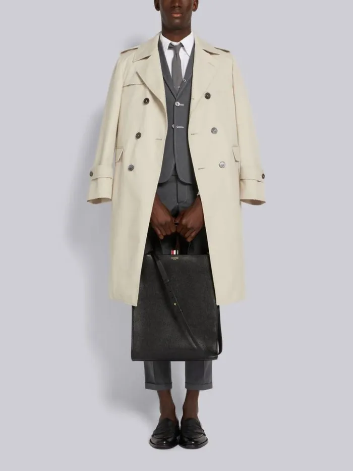Thom Browne Typewriter Cloth High Armhole Sport Coat Medium Grey Men Jackets and Suiting