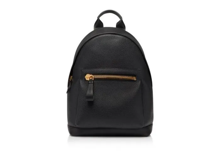 Tom Ford Backpacks GRAIN LEATHER BUCKLEY BACKPACK Black 8211 Men