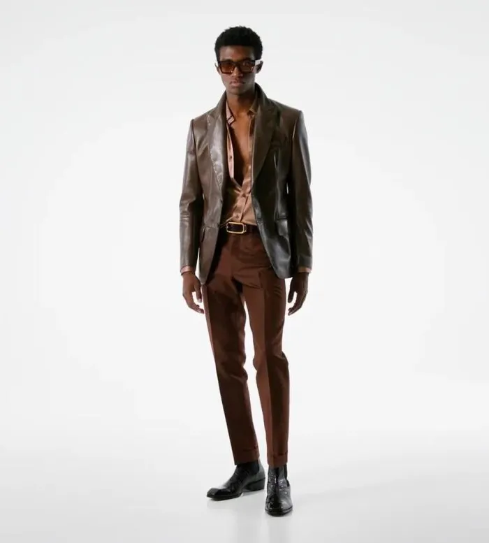Tom Ford Belts PRINTED CROC STADIUM BUCKLE BELT 8211 Men Tom Ford Belts PRINTED CROC STADIUM BUCKLE BELT 8211 Men