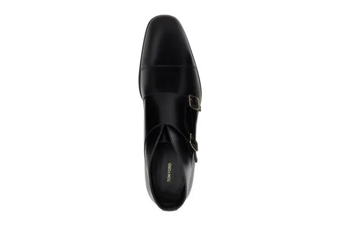 Tom Ford Boots ELKAN DOUBLE MONK STRAP BOOT Black 8211 Men Tom Ford Boots ELKAN DOUBLE MONK STRAP BOOT Black 8211 Men