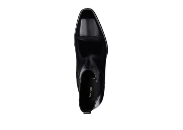 Tom Ford Boots ELKAN LEATHER CHELSEA BOOTS Black 8211 Men Tom Ford Boots ELKAN LEATHER CHELSEA BOOTS Black 8211 Men