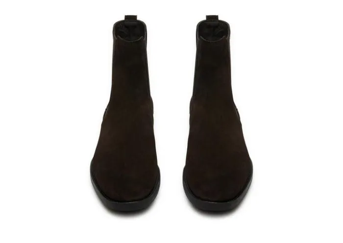 Tom Ford Boots SUEDE ROBERT CHELSEA BOOT Chocolate 8211 Men Tom Ford Boots SUEDE ROBERT CHELSEA BOOT Chocolate 8211 Men