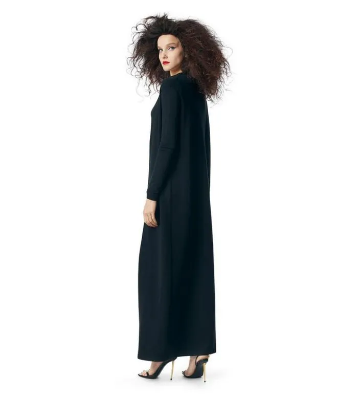 Tom Ford Dresses CASHMERE SILK SQUARE NECK DRESS Black 8211 Women Tom Ford Dresses CASHMERE SILK SQUARE NECK DRESS Black 8211 Women