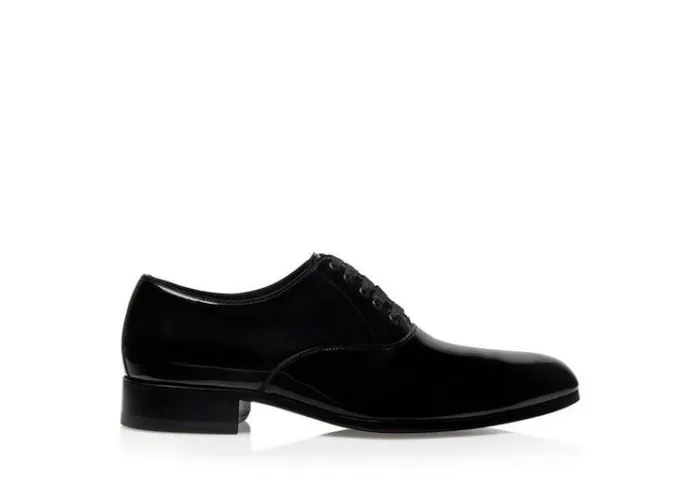 Tom Ford Laceups PATENT LEATHER EDGAR EVENING LACE UP Black 8211 Men