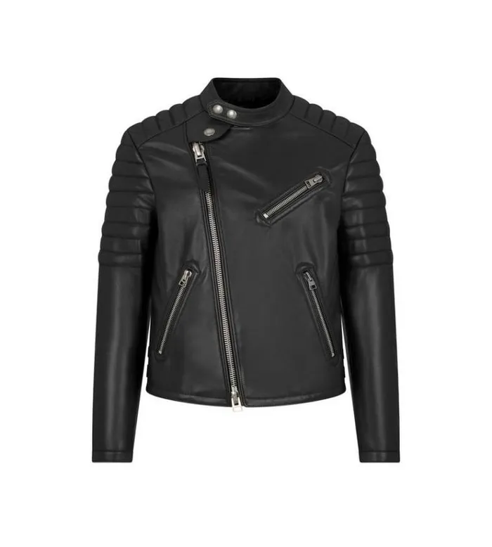 Tom Ford Outerwear LEATHER ICON BIKER Black 8211 Men