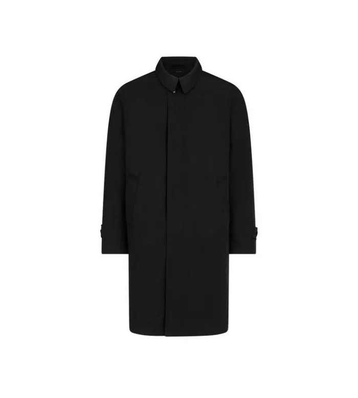 Tom Ford Outerwear MICRO FAILLE RAINCOAT Black 8211 Men