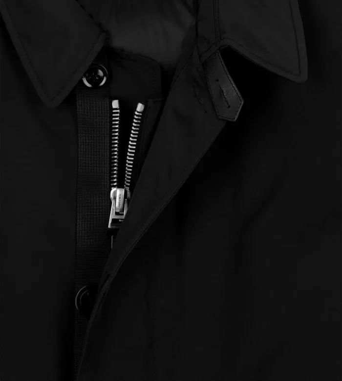 Tom Ford Outerwear MICRO FAILLE RAINCOAT Black 8211 Men Tom Ford Outerwear MICRO FAILLE RAINCOAT Black 8211 Men