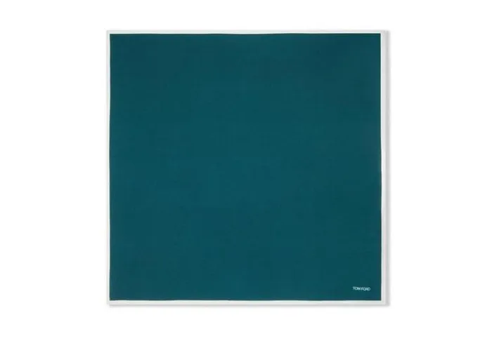 Tom Ford Pocket Squares SILK POCKET SQUARE Peacock 8211 Men Tom Ford Pocket Squares SILK POCKET SQUARE Peacock 8211 Men