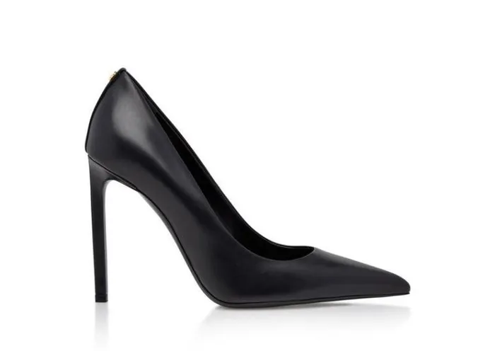Tom Ford Pumps LEATHER T SCREW PUMP Black 8211 Women