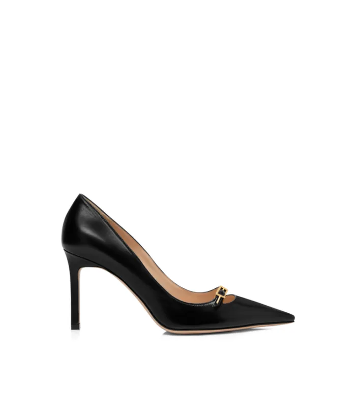 Tom Ford Pumps SHINY LEATHER ANGELINA PUMP Black 8211 Women