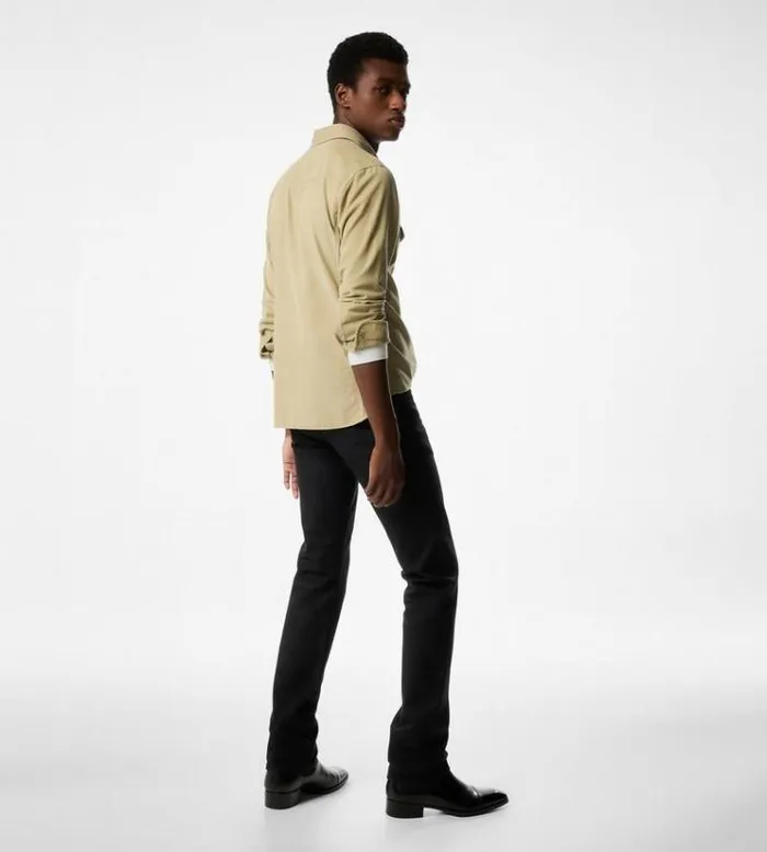 Tom Ford Shirts BABY CORD WESTERN SHIRT 8211 Men Tom Ford Shirts BABY CORD WESTERN SHIRT 8211 Men