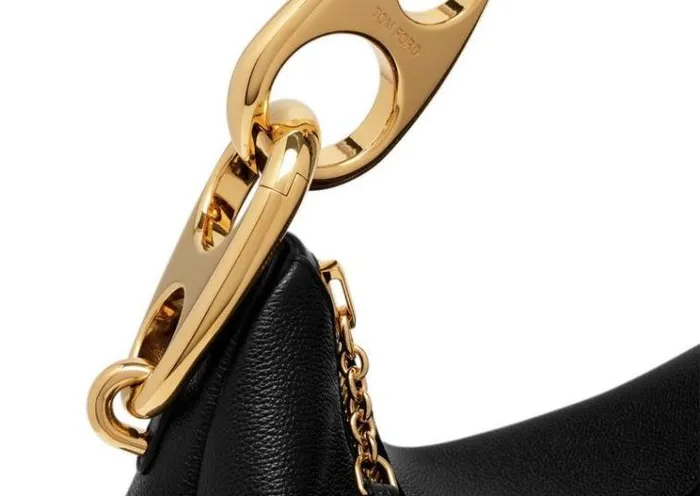 Tom Ford Shoulder Bags GRAIN LEATHER CARINE LARGE HOBO 8211 Women Tom Ford Shoulder Bags GRAIN LEATHER CARINE LARGE HOBO 8211 Women