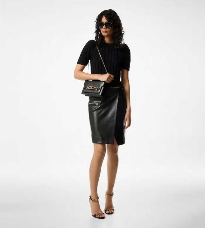 Tom Ford Shoulder Bags PALMELLATOEFFECT LEATHER WHITNEY SMALL SHOULDER BAG 8211 Women Tom Ford Shoulder Bags PALMELLATOEFFECT LEATHER WHITNEY SMALL SHOULDER BAG 8211 Women
