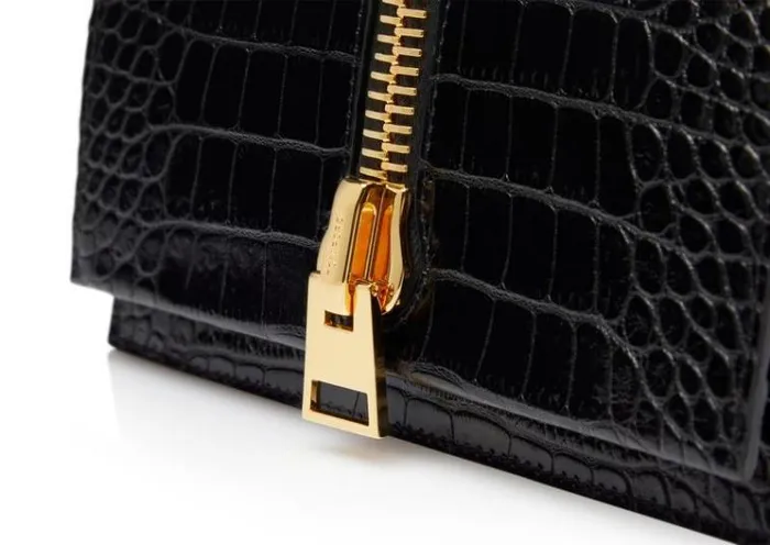 Tom Ford Shoulder Bags STAMPED CROC LEATHER JENNIFER MINI BAG ON CHAIN Black 8211 Women Tom Ford Shoulder Bags STAMPED CROC LEATHER JENNIFER MINI BAG ON CHAIN Black 8211 Women