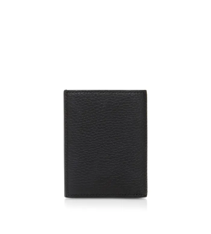 Tom Ford Small Leather Goods GRAIN LEATHER FOLDING CARDHOLDER Black 8211 Men Tom Ford Small Leather Goods GRAIN LEATHER FOLDING CARDHOLDER Black 8211 Men