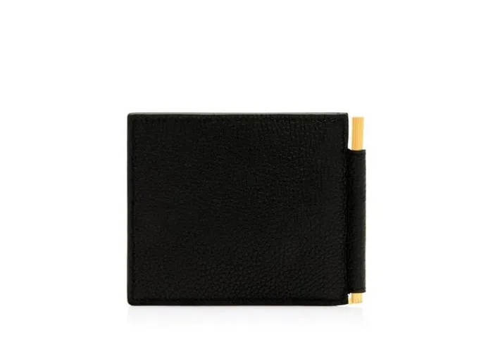Tom Ford Small Leather Goods GRAIN LEATHER MONEY CLIP WALLET Black 8211 Men Tom Ford Small Leather Goods GRAIN LEATHER MONEY CLIP WALLET Black 8211 Men