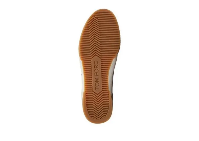 Tom Ford Sneakers SUEDE JACKSON SNEAKER Whitegreen Amber 8211 Men Tom Ford Sneakers SUEDE JACKSON SNEAKER Whitegreen Amber 8211 Men