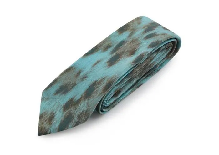 Tom Ford Ties and Bow Ties CHEETAH CREPE DE CHINE TIE 8211 Men Tom Ford Ties and Bow Ties CHEETAH CREPE DE CHINE TIE 8211 Men