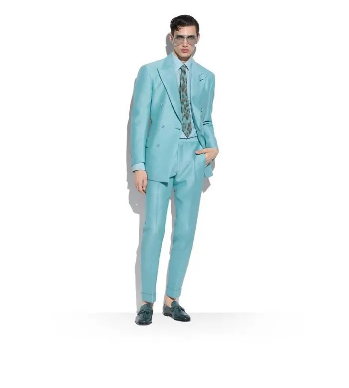 Tom Ford Ties and Bow Ties CHEETAH CREPE DE CHINE TIE 8211 Men Tom Ford Ties and Bow Ties CHEETAH CREPE DE CHINE TIE 8211 Men